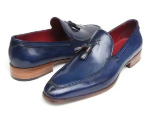 Paul Parkman Men's Tassel Loafer - Blue