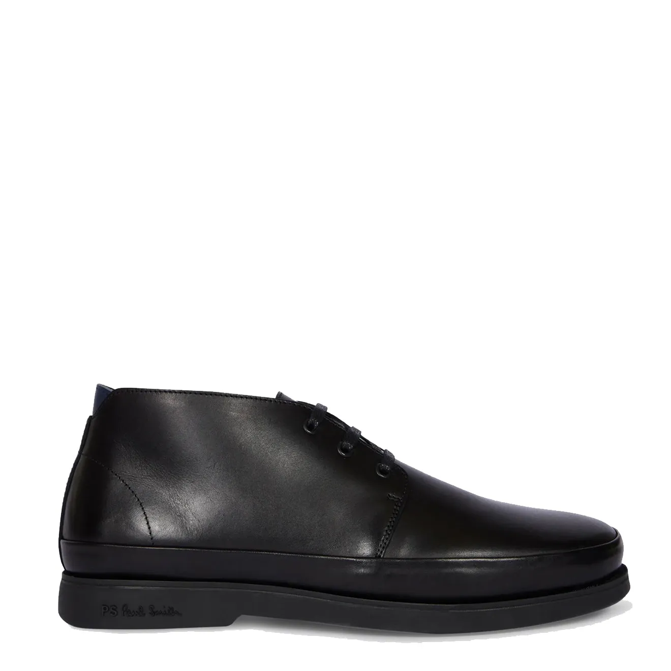 Paul Smith Leather Crane Chukka Boots Black