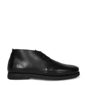 Paul Smith Leather Crane Chukka Boots Black