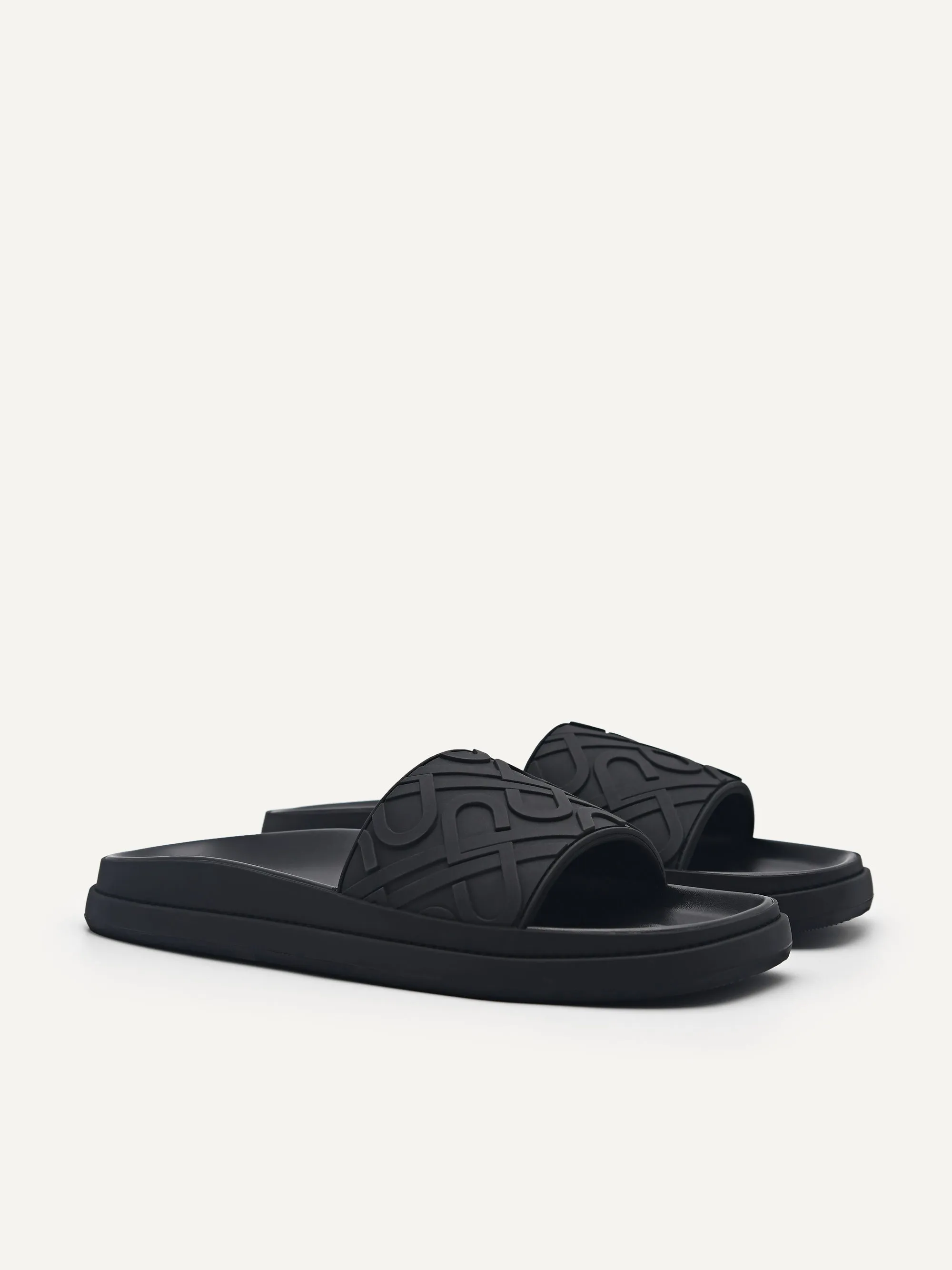 PEDRO Icon Embossed Slide Sandals