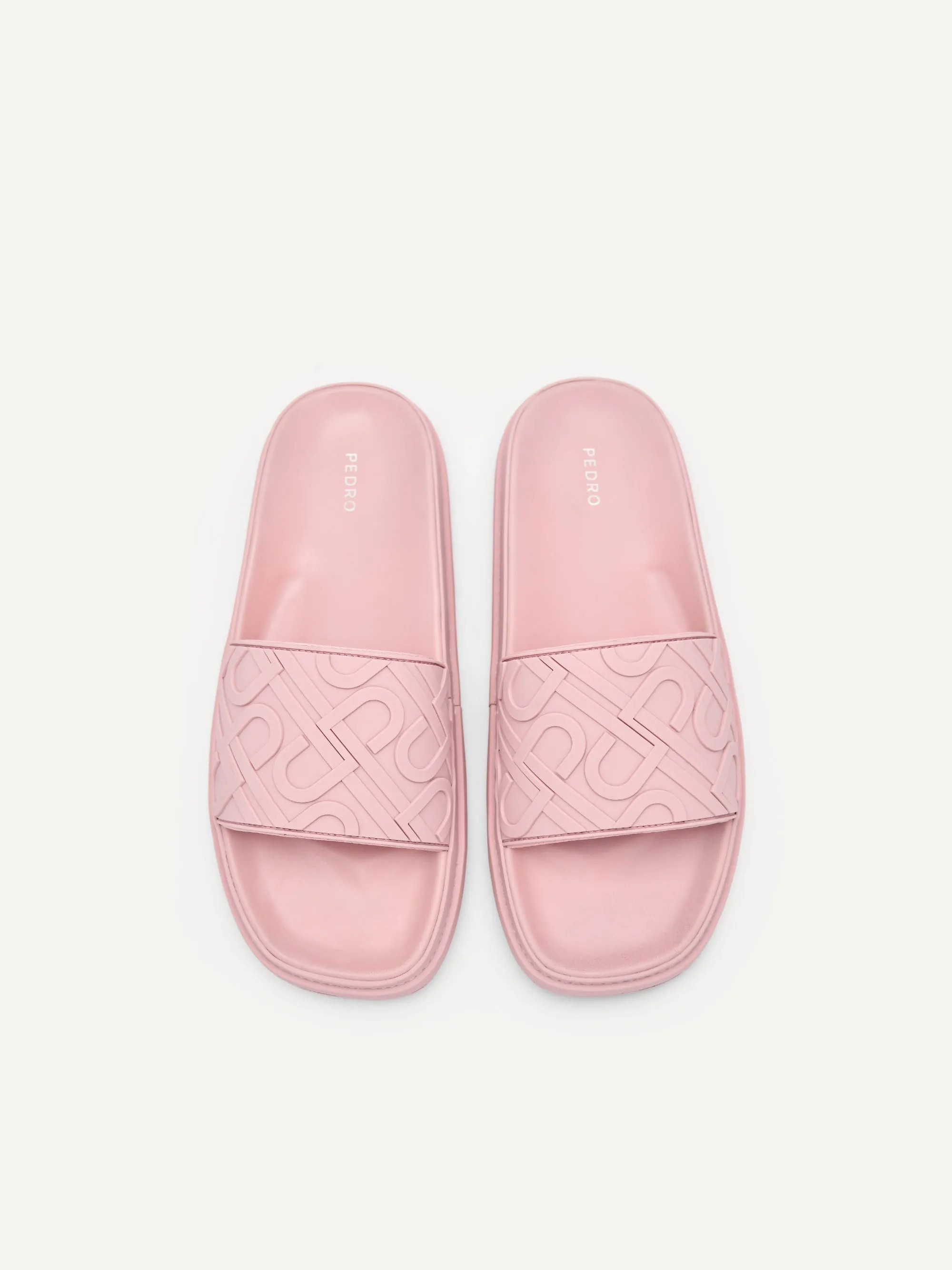 PEDRO Icon Embossed Slide Sandals