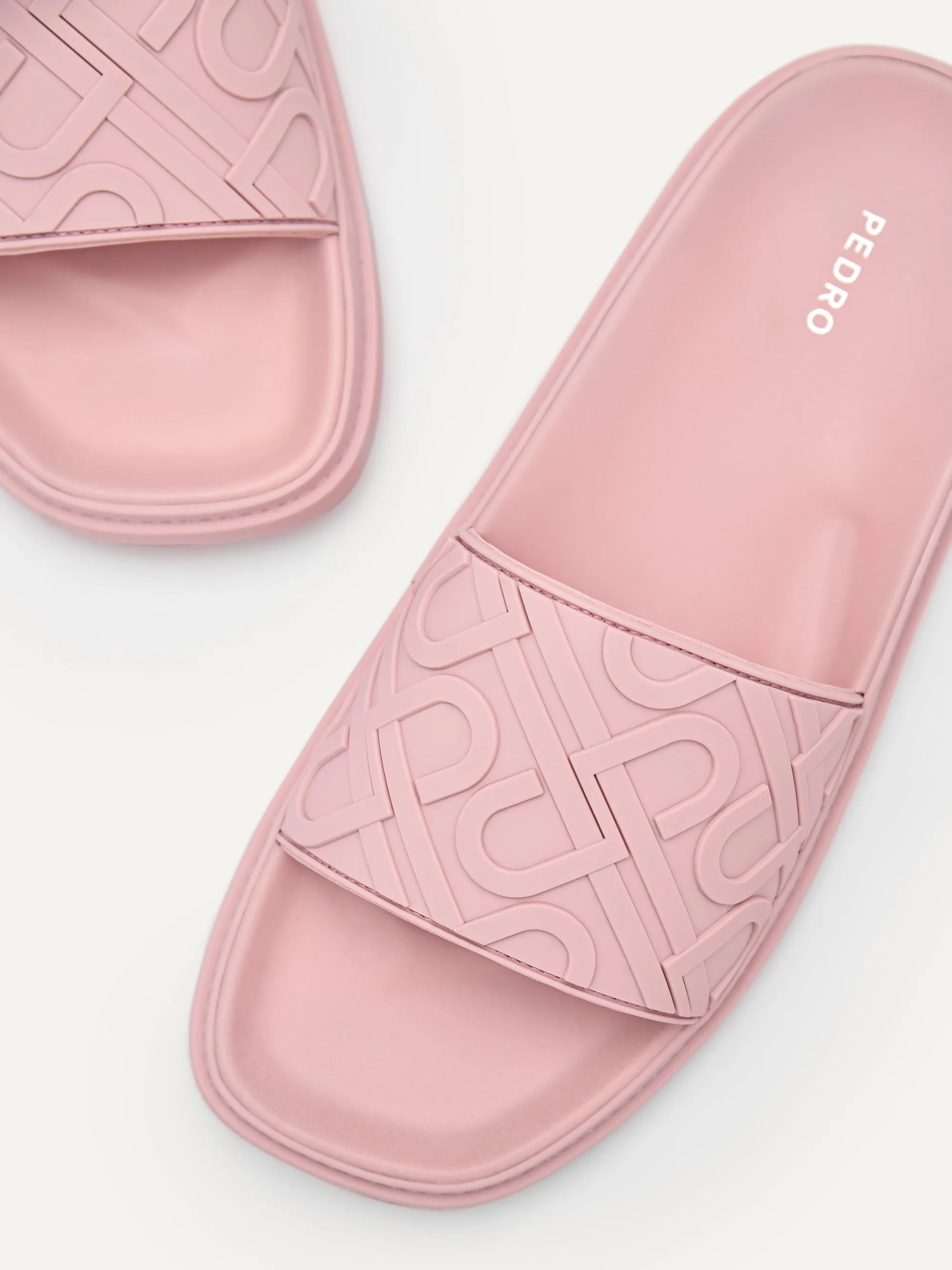 PEDRO Icon Embossed Slide Sandals