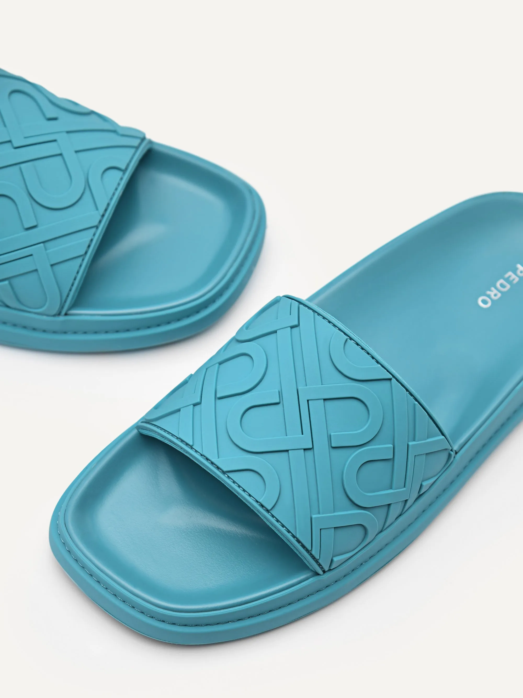 PEDRO Icon Embossed Slide Sandals