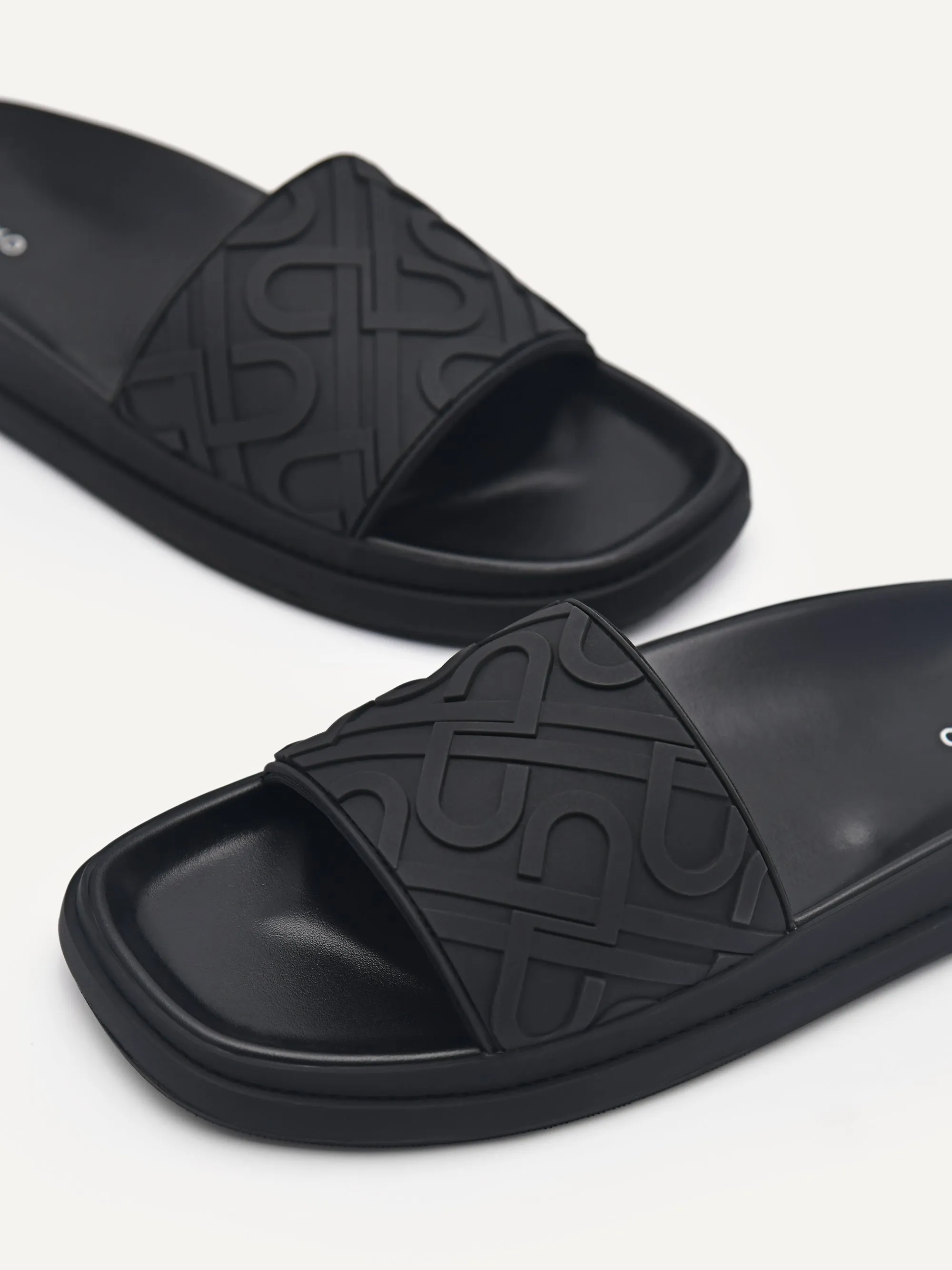 PEDRO Icon Embossed Slide Sandals