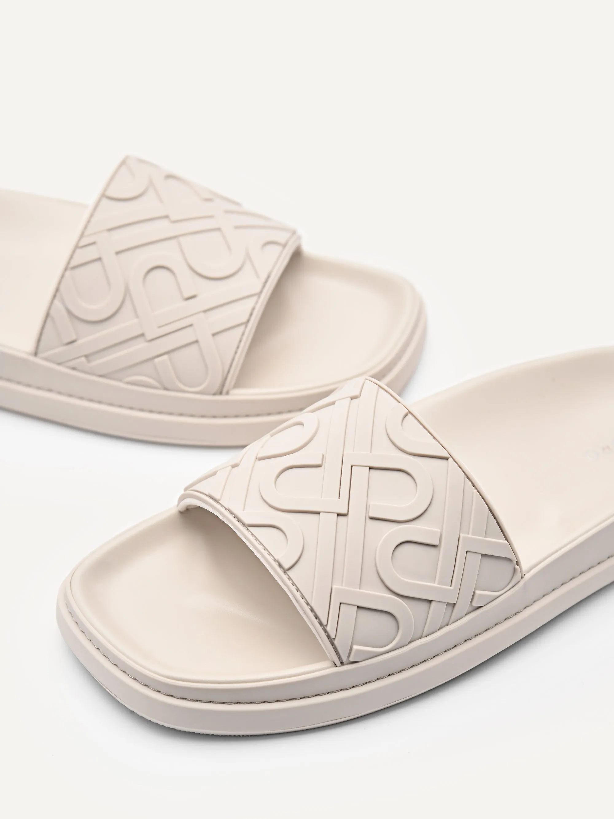 PEDRO Icon Embossed Slide Sandals