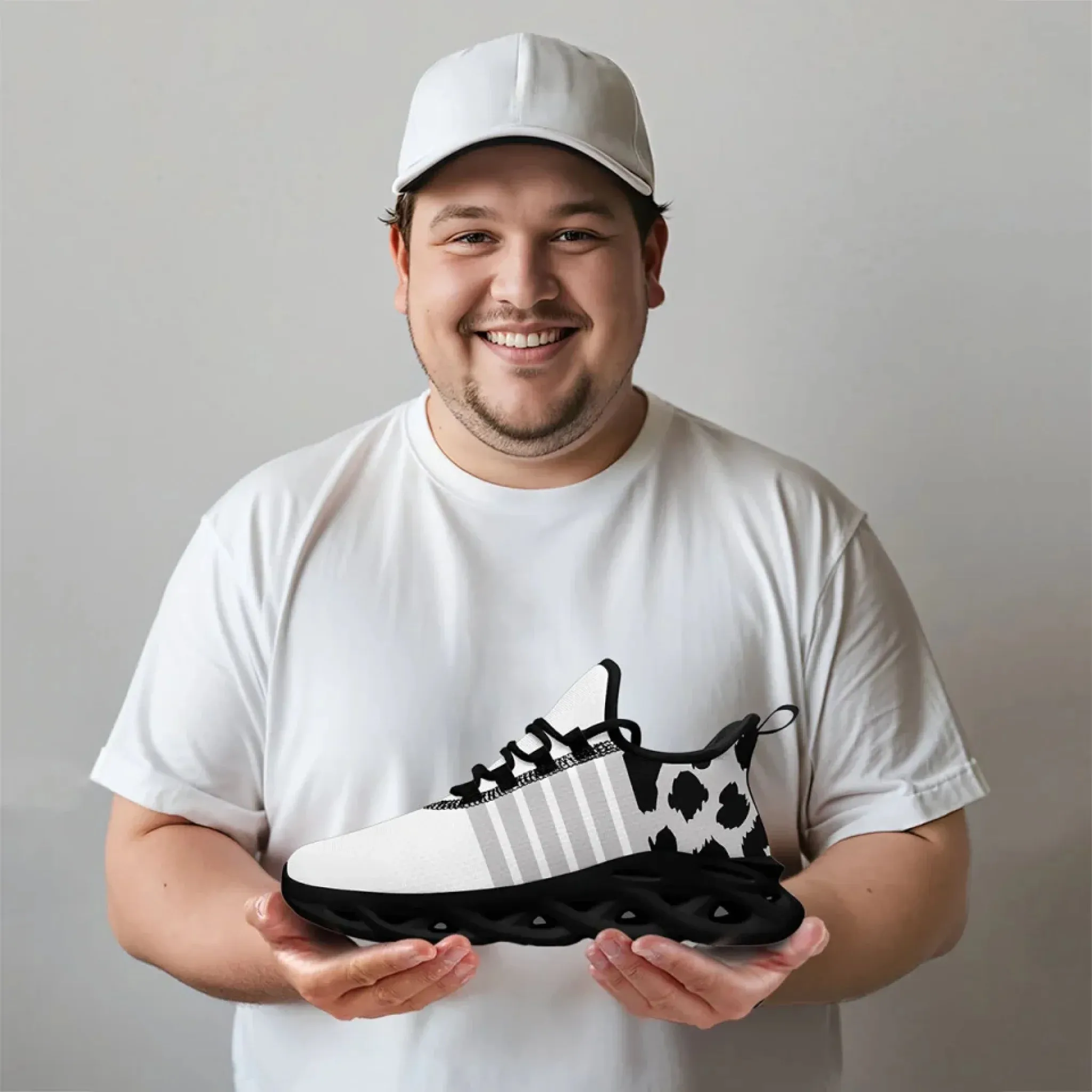 Personalized Stylish Sport Sneakers, Custom Breathable Walking Shoes, Lightweight Running Shoe