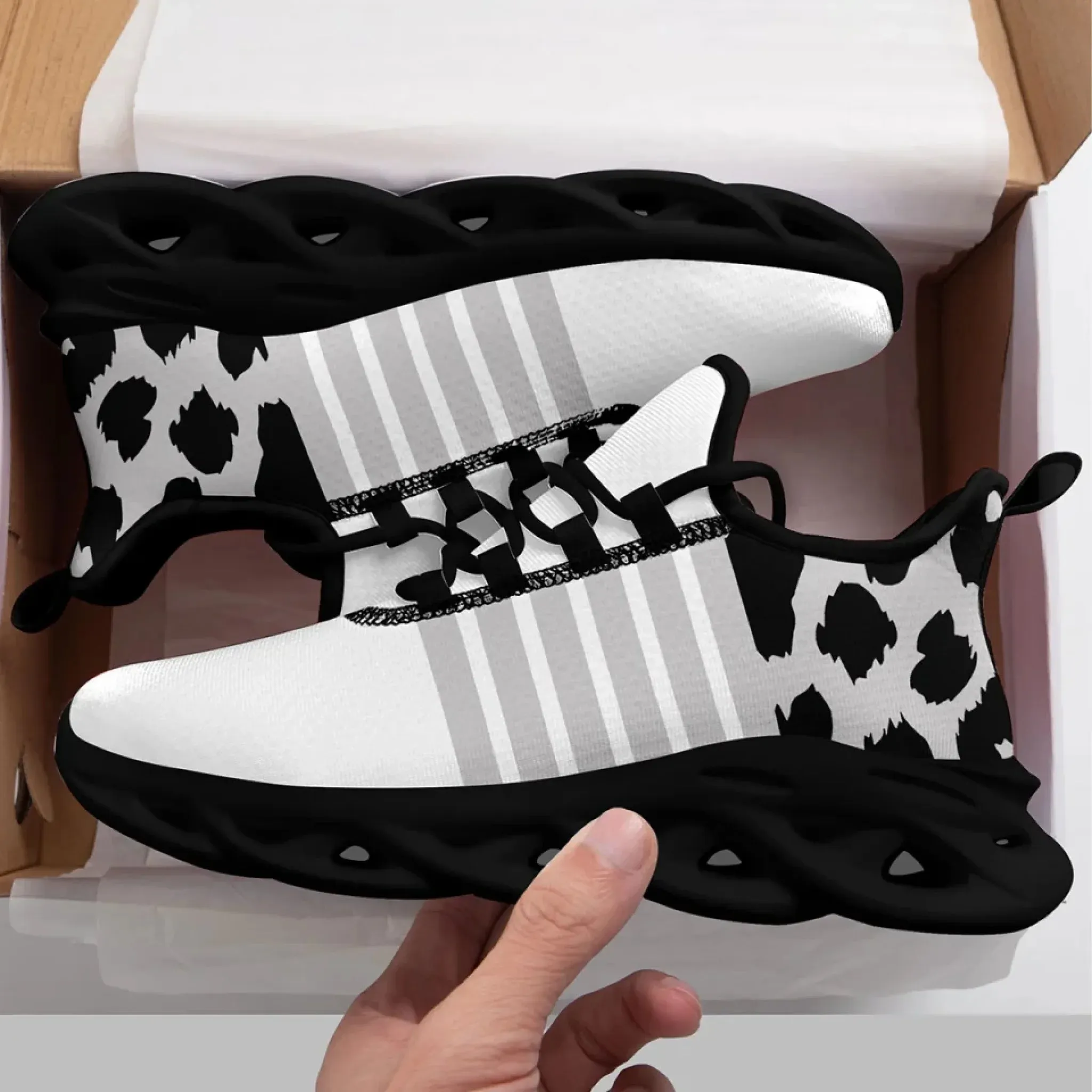 Personalized Stylish Sport Sneakers, Custom Breathable Walking Shoes, Lightweight Running Shoe