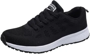 Platform Sneakers for Women Womens Fall Shoes Men's Casual Dress Sneakers Comfortable Dressy Slip on Women Loafers Shoes for Work Platform Sneakers for Women Black