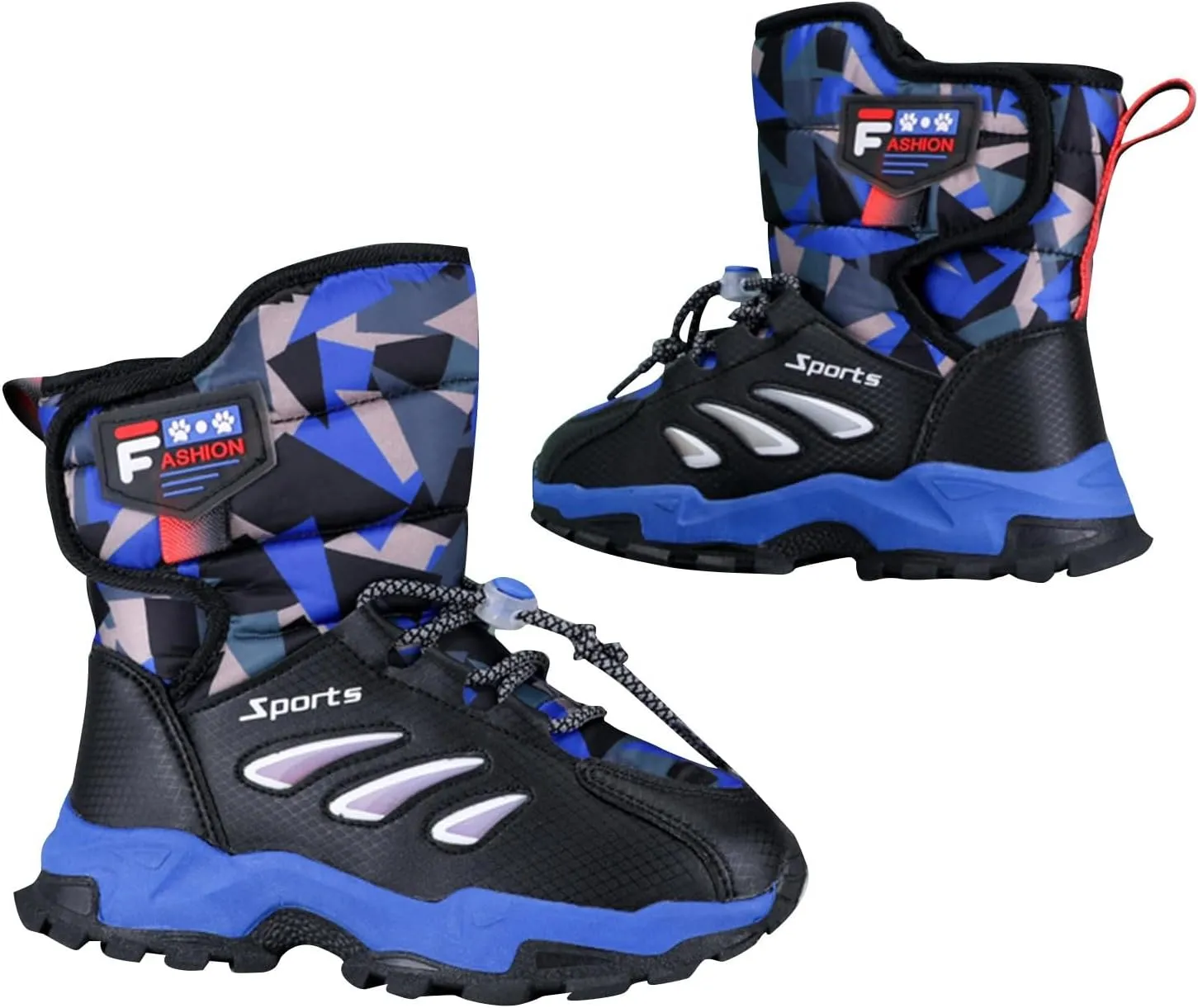 Platform Snow Boots For Girl Insulated Cold Weather Boots Boy Warm Boots With Plush Lined Snow Shoes For Kids Girl