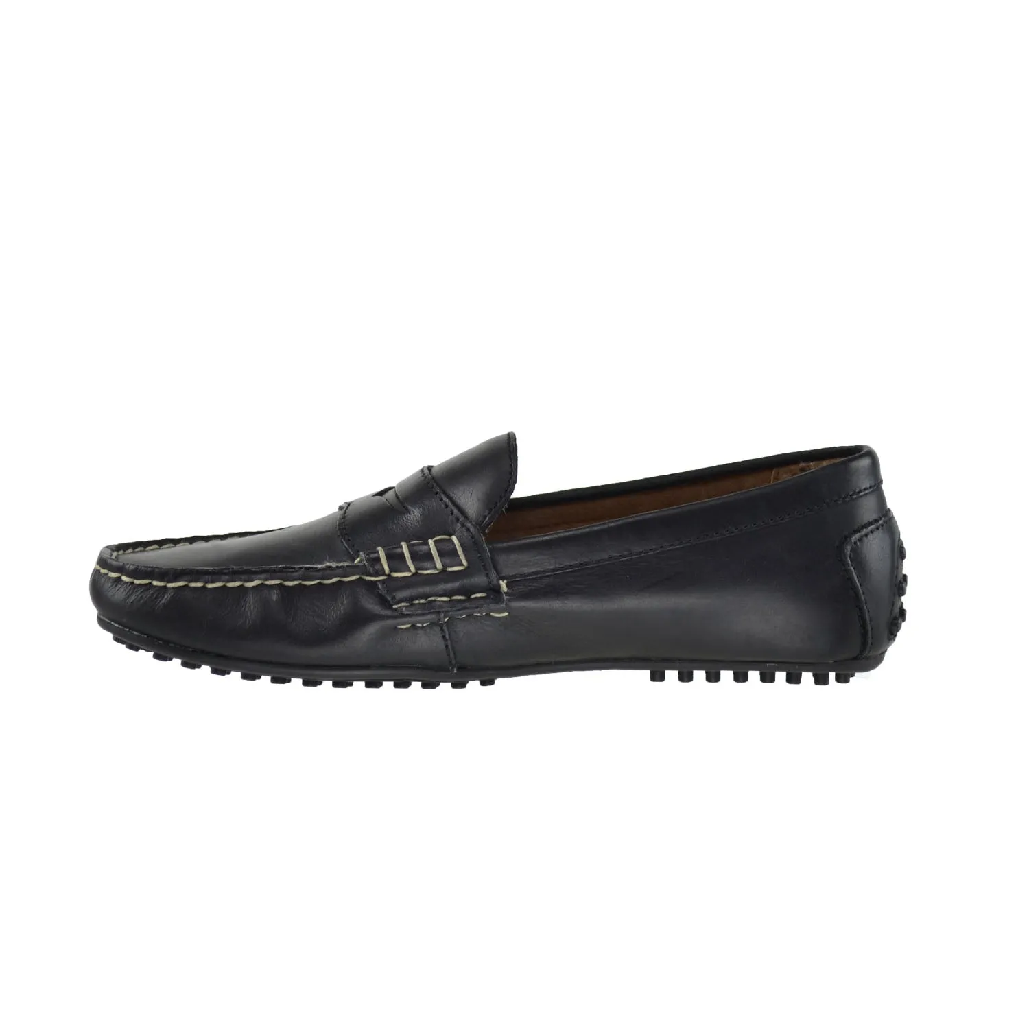 Polo Ralph Lauren Wes Smooth Pull Up Men's Loafers Black
