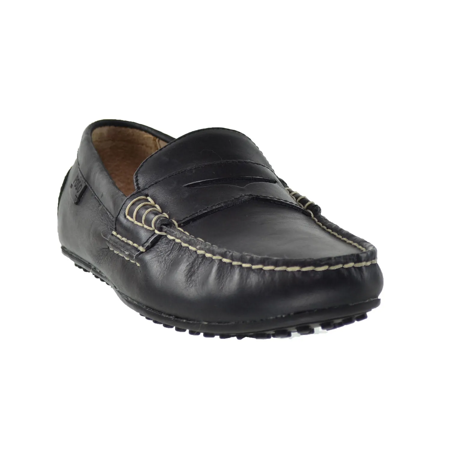 Polo Ralph Lauren Wes Smooth Pull Up Men's Loafers Black