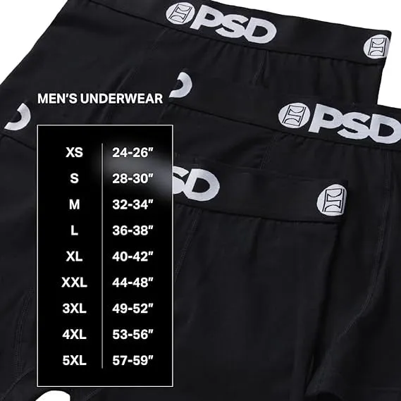 PSD Men's Multicolor MMF Boxer Briefs Large Underwear (Knit) - 424180048-MUL-L
