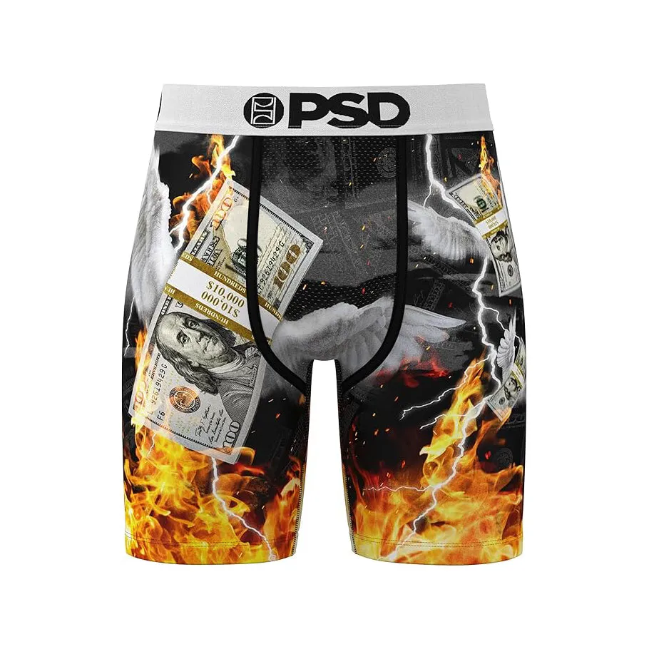 PSD Men's Multicolor MMF Boxer Briefs Large Underwear (Knit) - 424180048-MUL-L