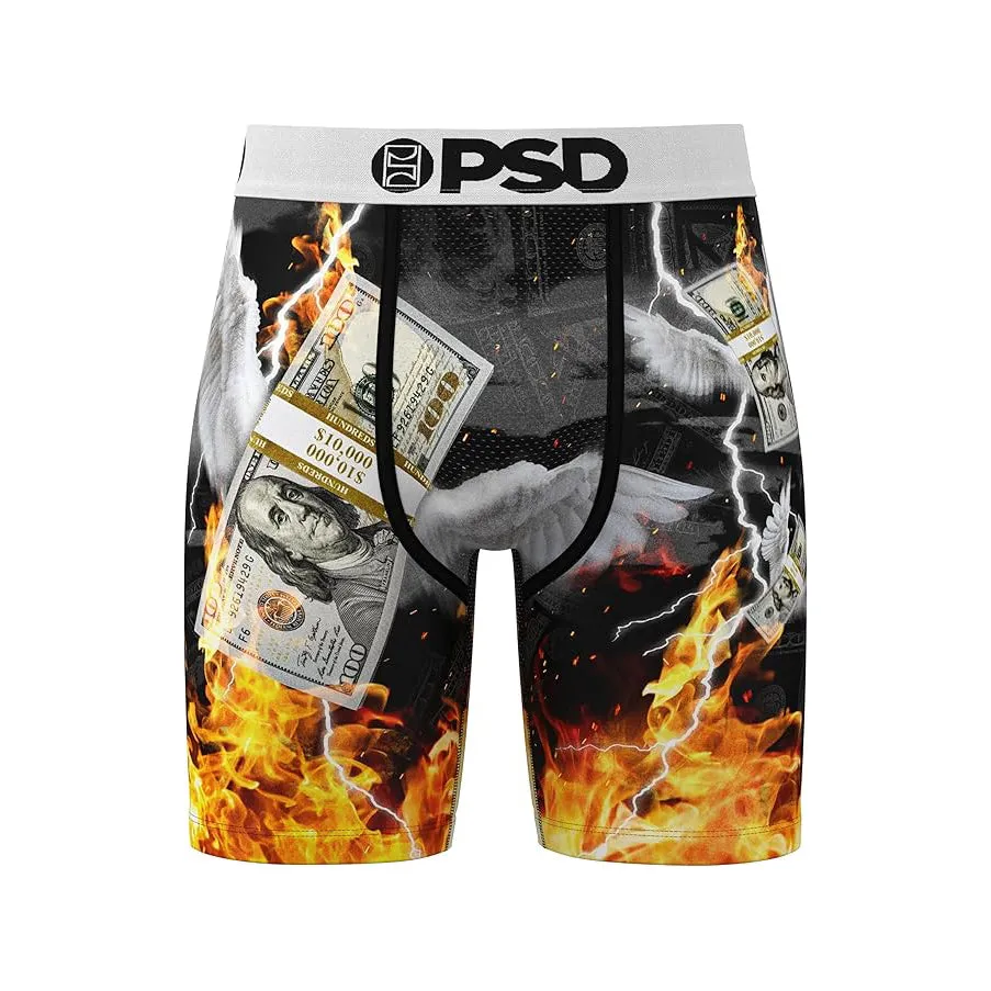 PSD Men's Multicolor MMF Boxer Briefs Large Underwear (Knit) - 424180048-MUL-L