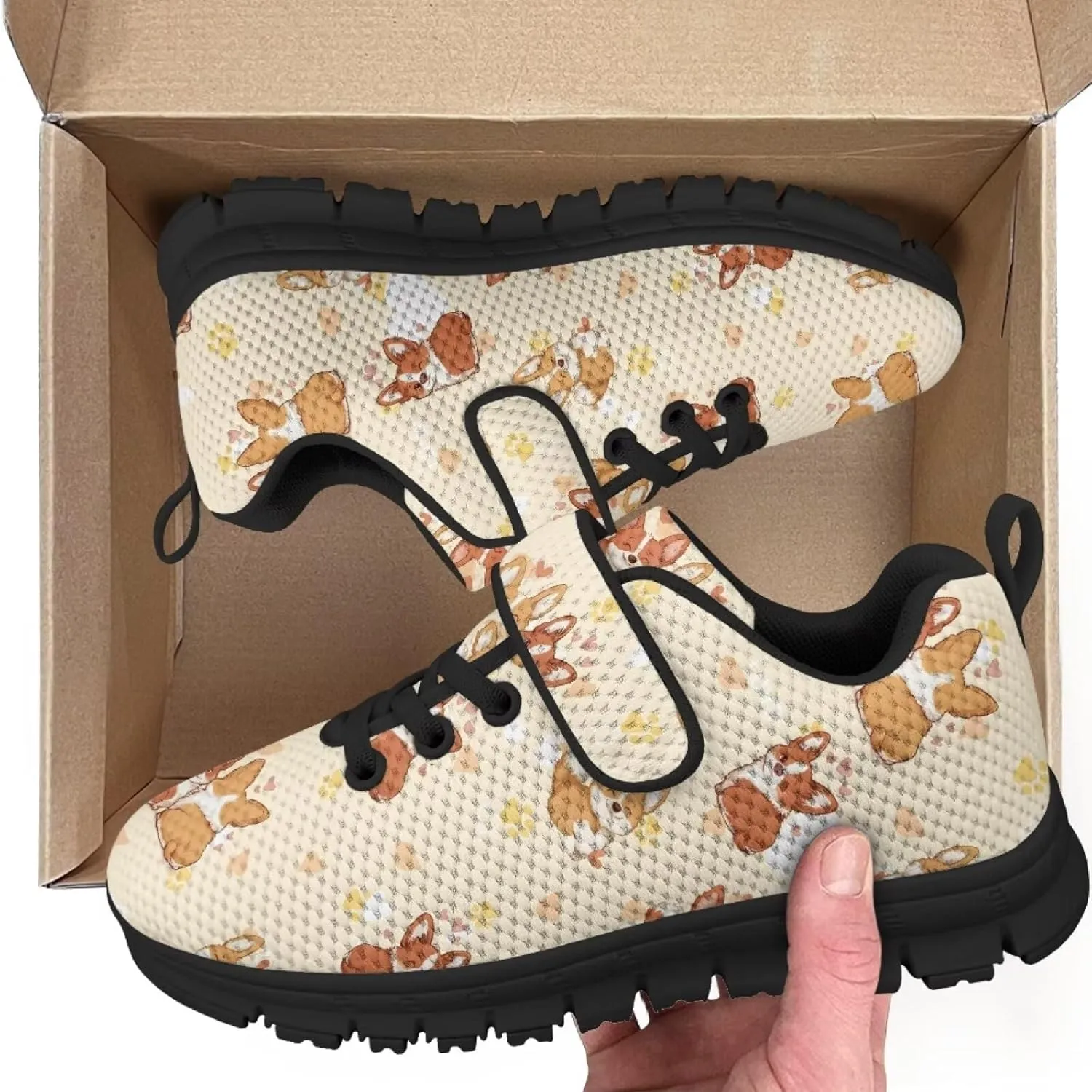 Puppy Dog Girls Boys Running Sneakers Hiking Shoes Fitness & Cross-Training Shoes Outdoor Sneaker