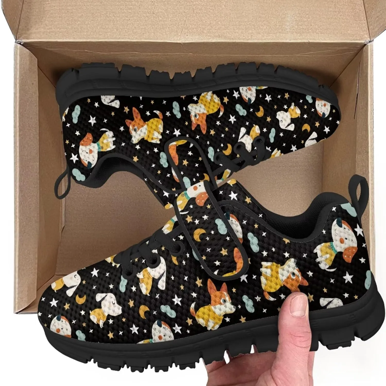 Puppy Dog Girls Boys Running Sneakers Hiking Shoes Fitness & Cross-Training Shoes Outdoor Sneaker