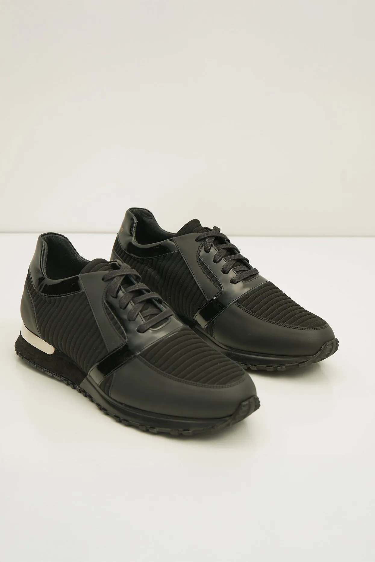 Racer Sneaker - Black White