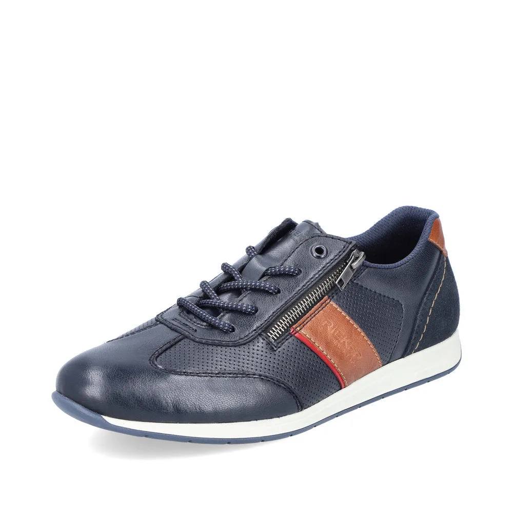 Rieker Men's Zip Side Lace Up Shoe