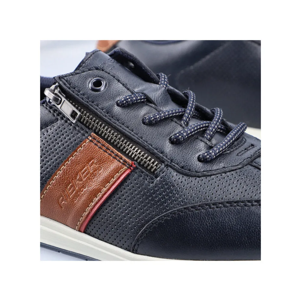 Rieker Men's Zip Side Lace Up Shoe