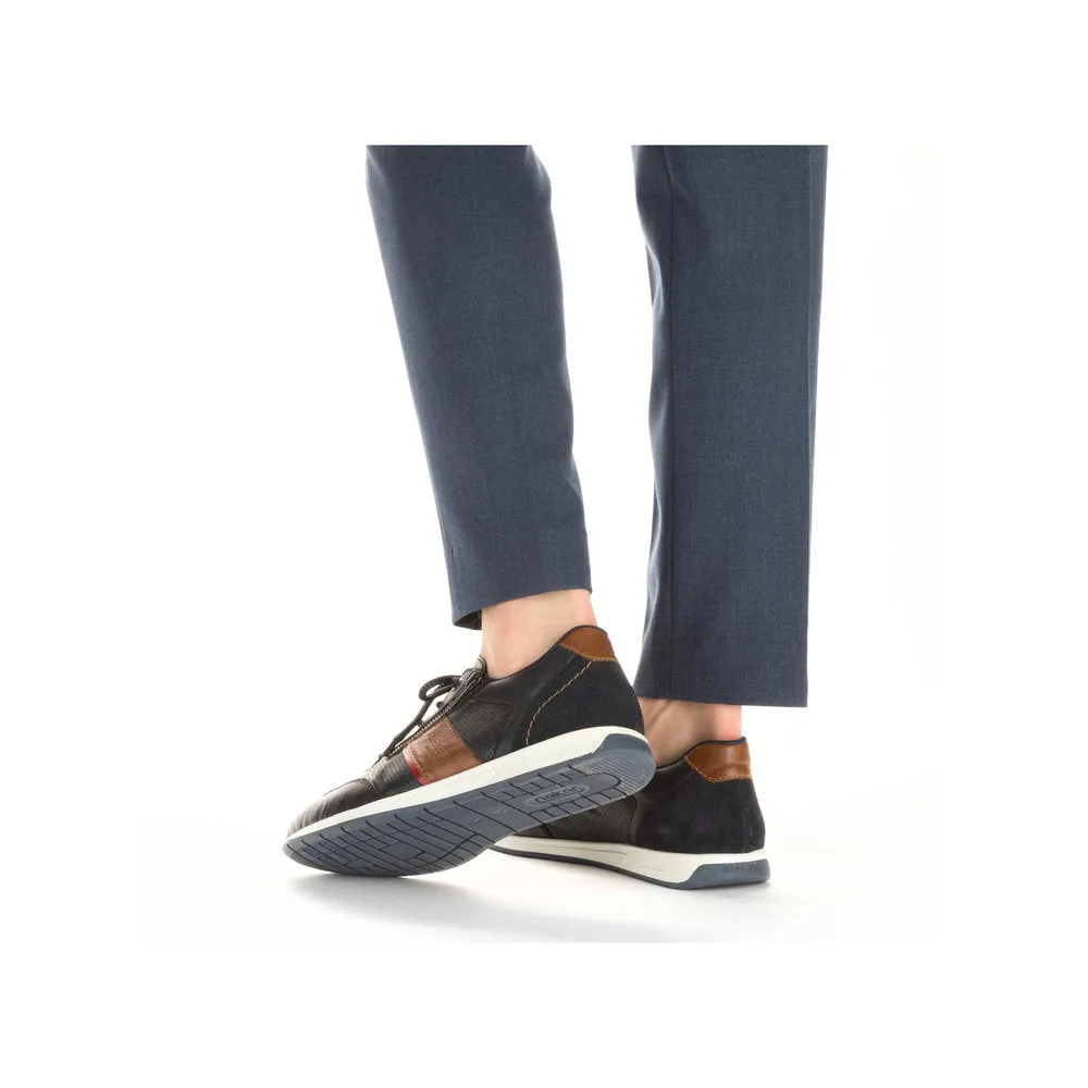 Rieker Men's Zip Side Lace Up Shoe