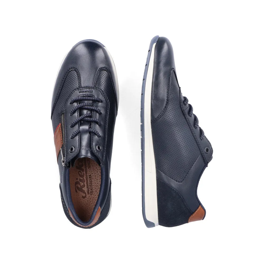 Rieker Men's Zip Side Lace Up Shoe
