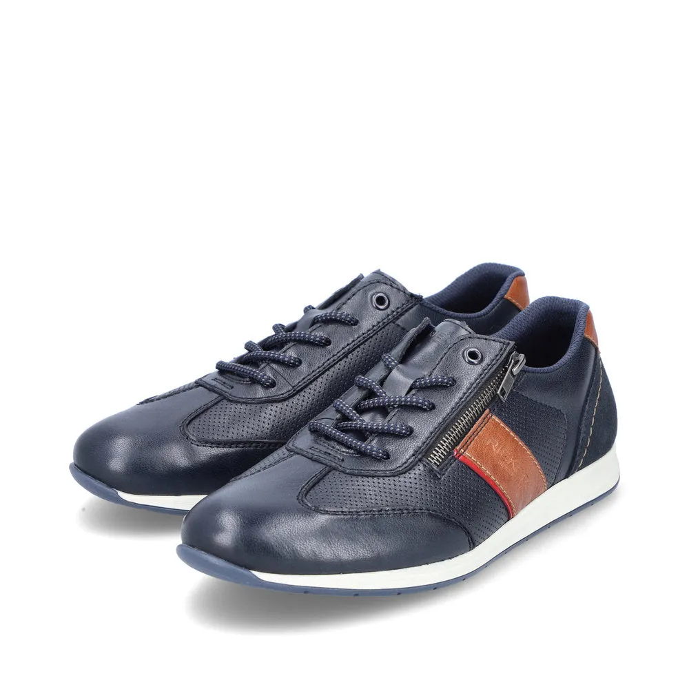 Rieker Men's Zip Side Lace Up Shoe