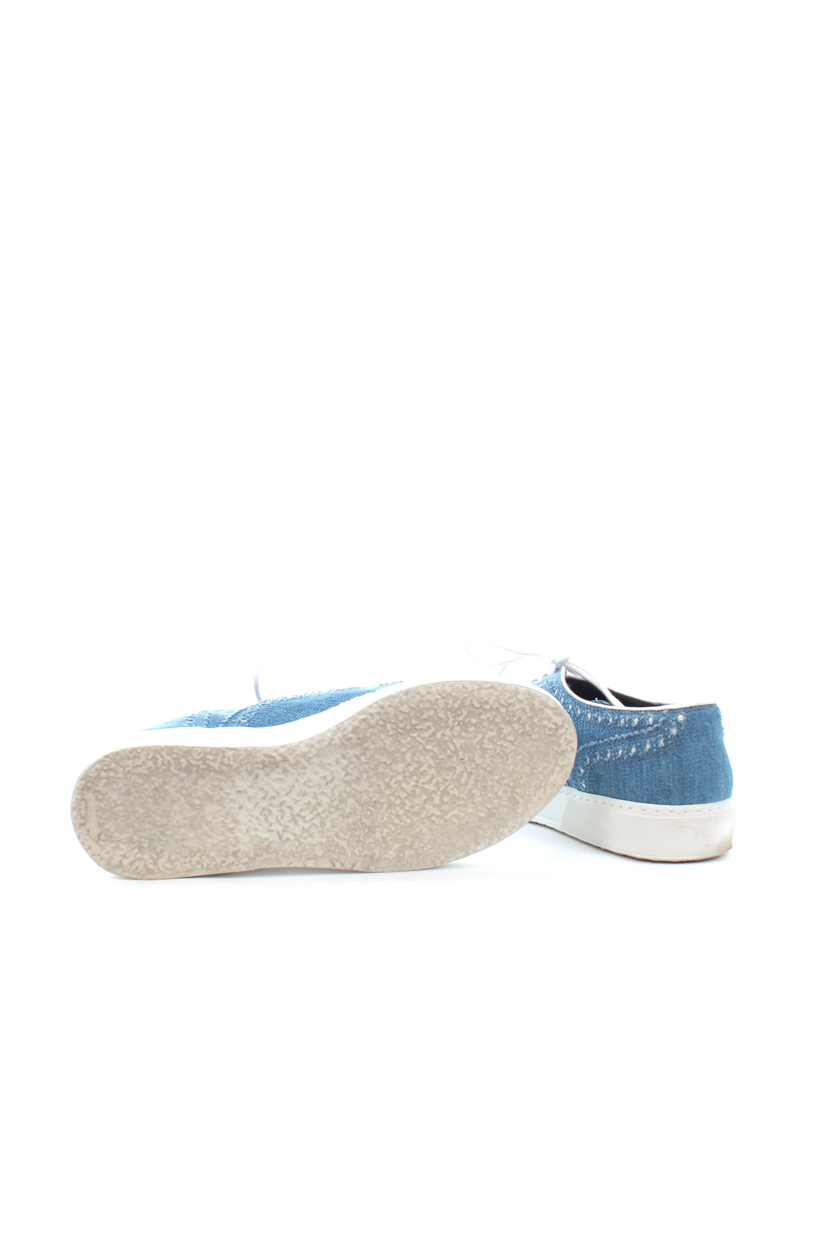 Robert Clergerie Denim Brogue Sneakers