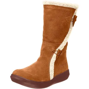 Rocket Dog Slope Chestnut Womens Suede Mid Calf Boots