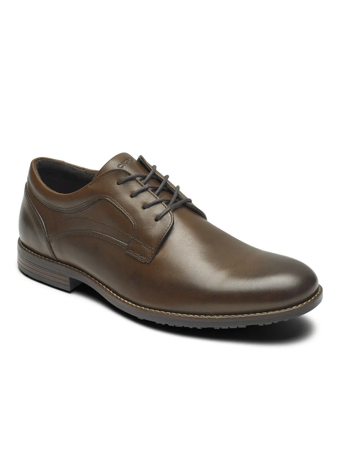 Rockport Men's Dustyn Plain Toe Oxford New Caramel CH2293
