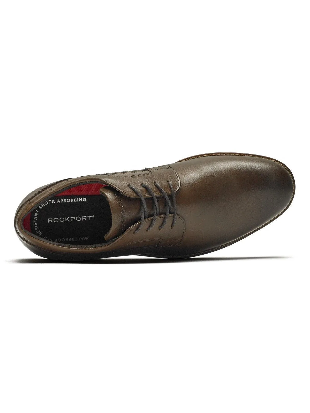 Rockport Men's Dustyn Plain Toe Oxford New Caramel CH2293