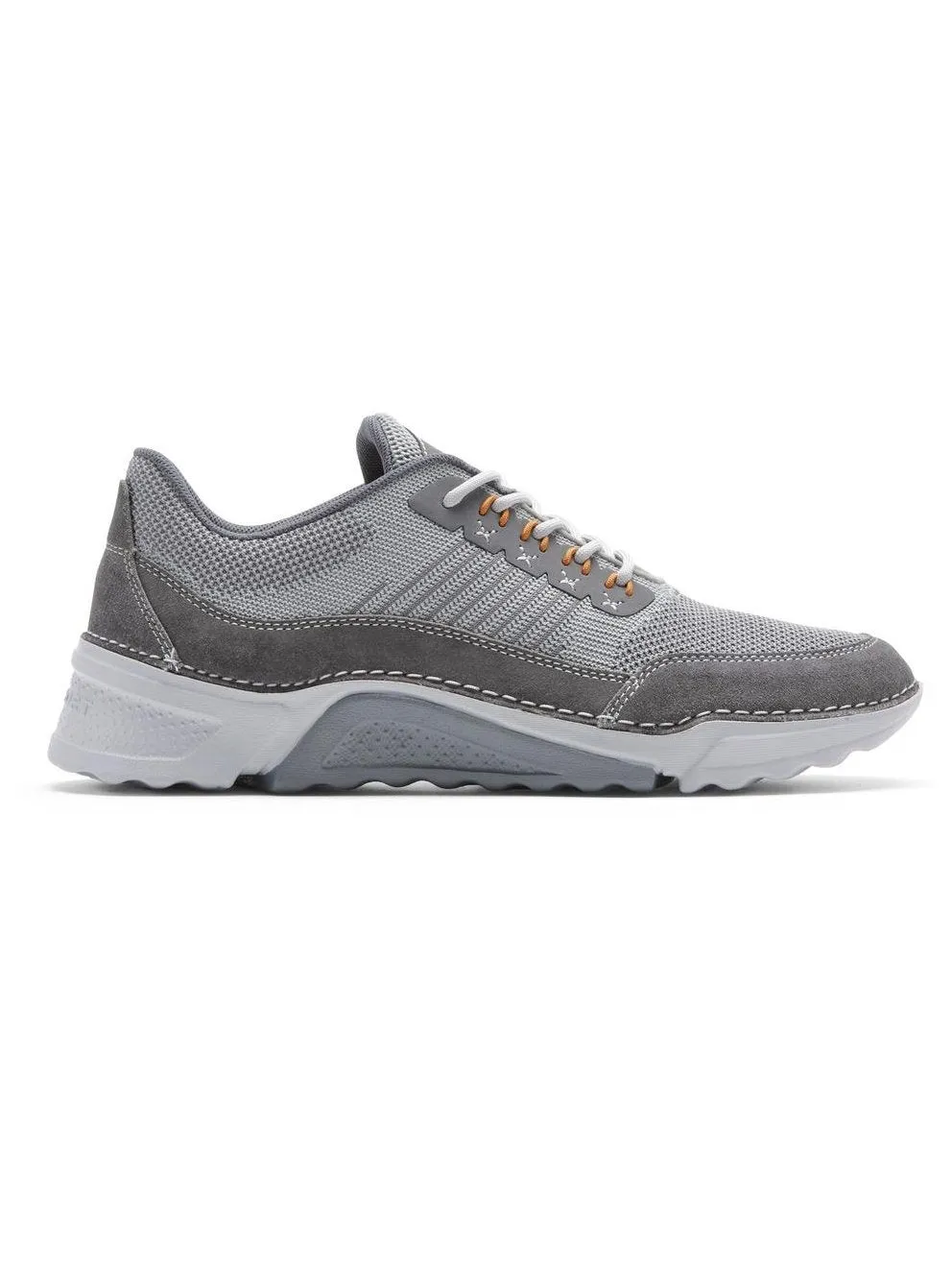 Rockport Men's Rocsports Sneaker Grey Mesh Suede CI3199