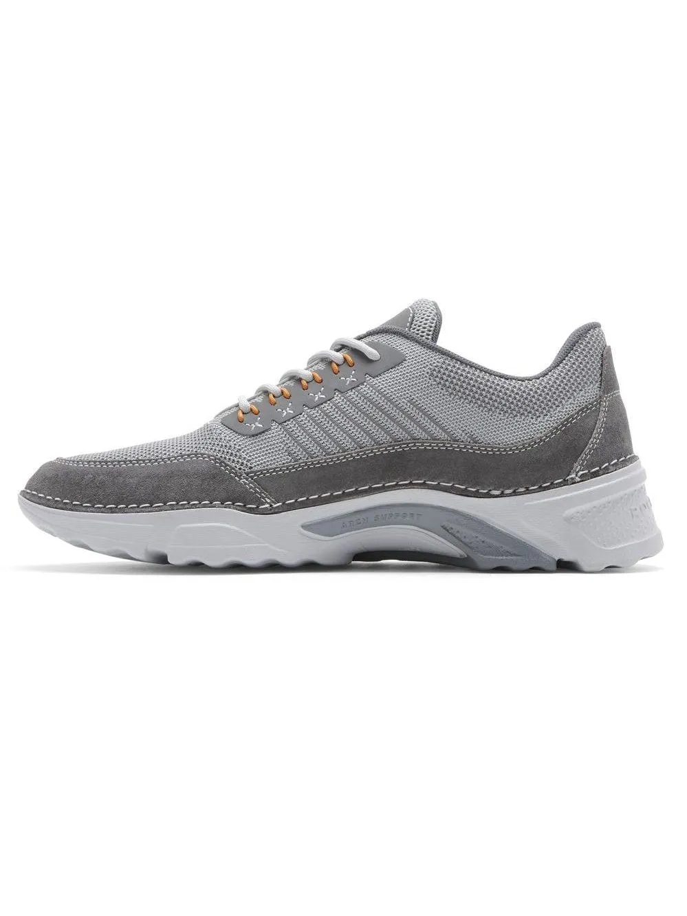Rockport Men's Rocsports Sneaker Grey Mesh Suede CI3199