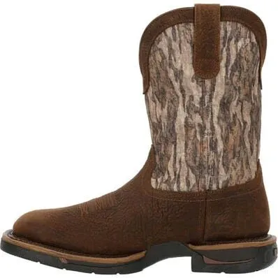 Rocky Long Range Men's Waterproof Western Soft Toe Work Boots Rkw0358 In Brown
