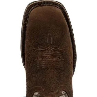 Rocky Long Range Men's Waterproof Western Soft Toe Work Boots Rkw0358 In Brown