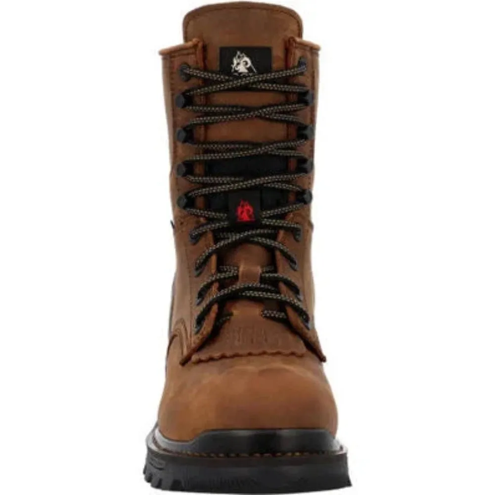 Rocky Rams Horn Men's Logger Composite Toe Work Boots Rkk0477 In Brown