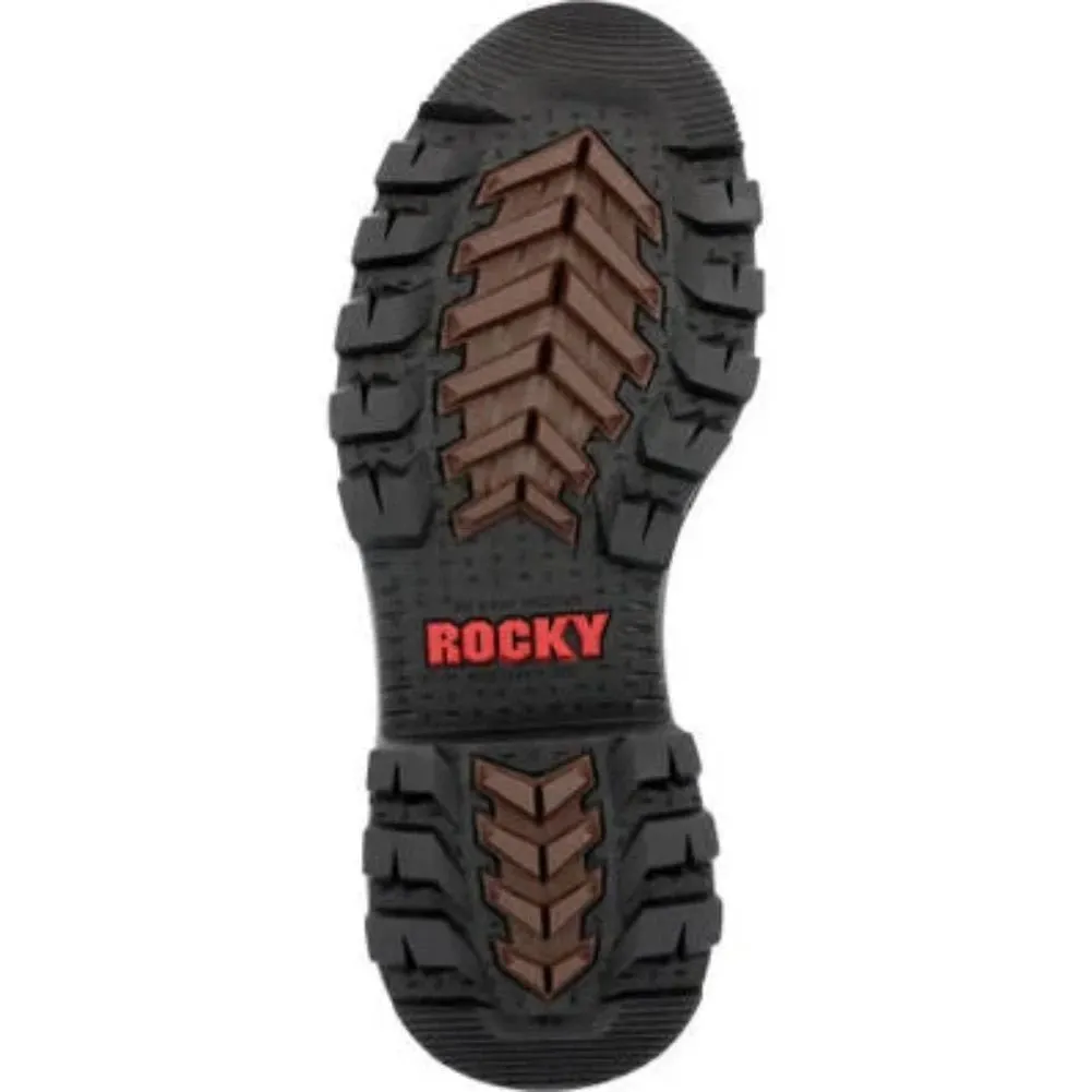 Rocky Rams Horn Men's Logger Composite Toe Work Boots Rkk0477 In Brown