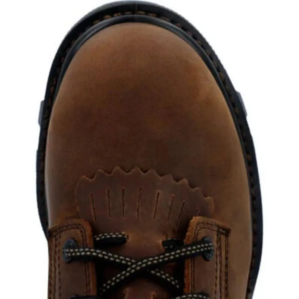 Rocky Rams Horn Men's Logger Composite Toe Work Boots Rkk0477 In Brown