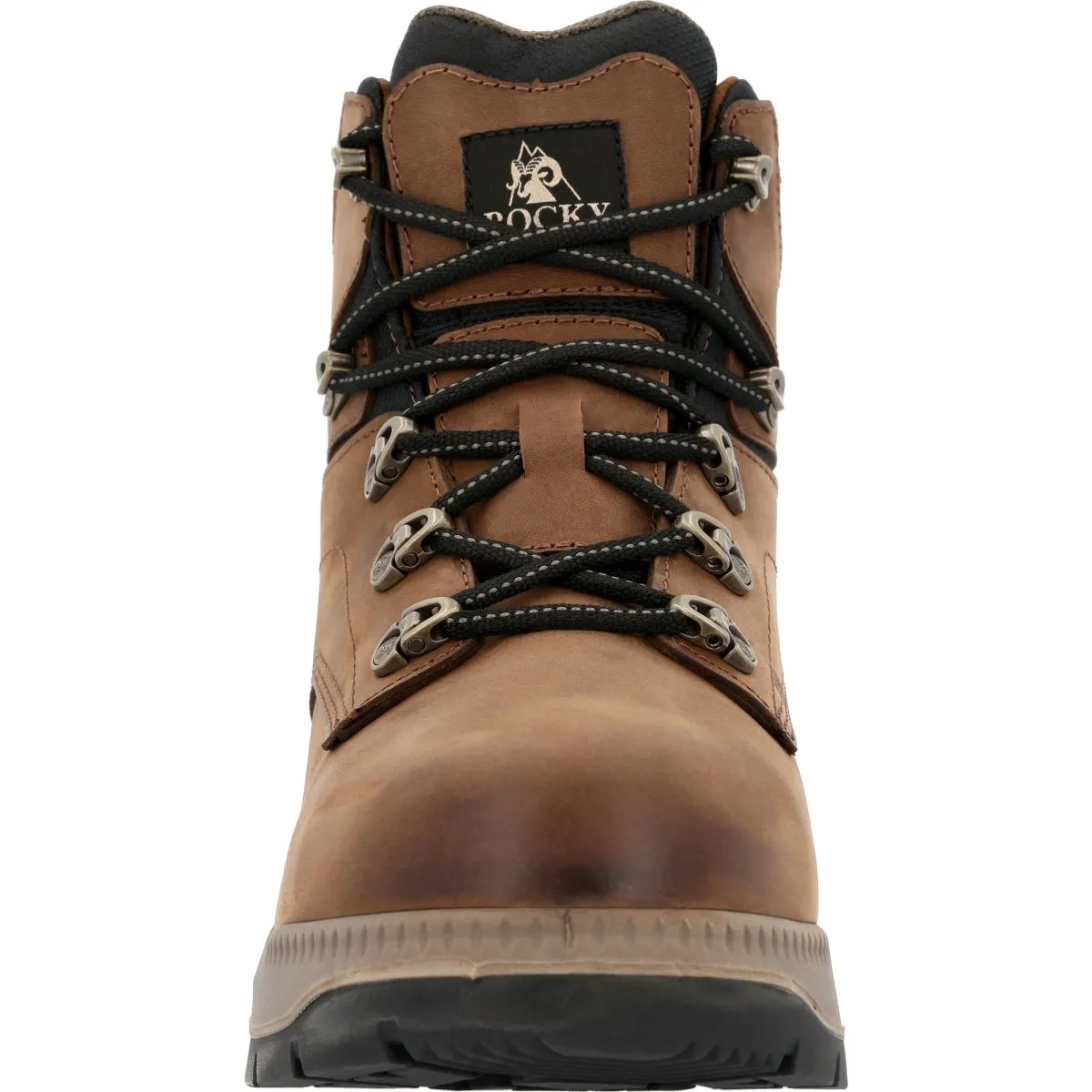 Rocky Worksmart Men's 6” Composite Toe Internal Met Guard Work Boots Rkk0481 In Brown