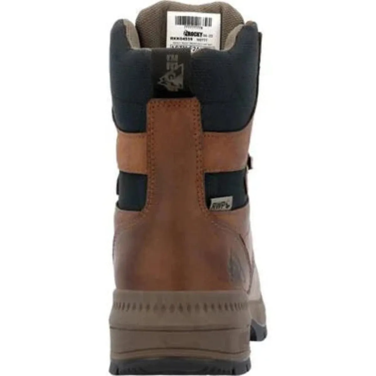 Rocky Worksmart Men's 8” Composite Toe Work Boots Rkk0459 In Brown