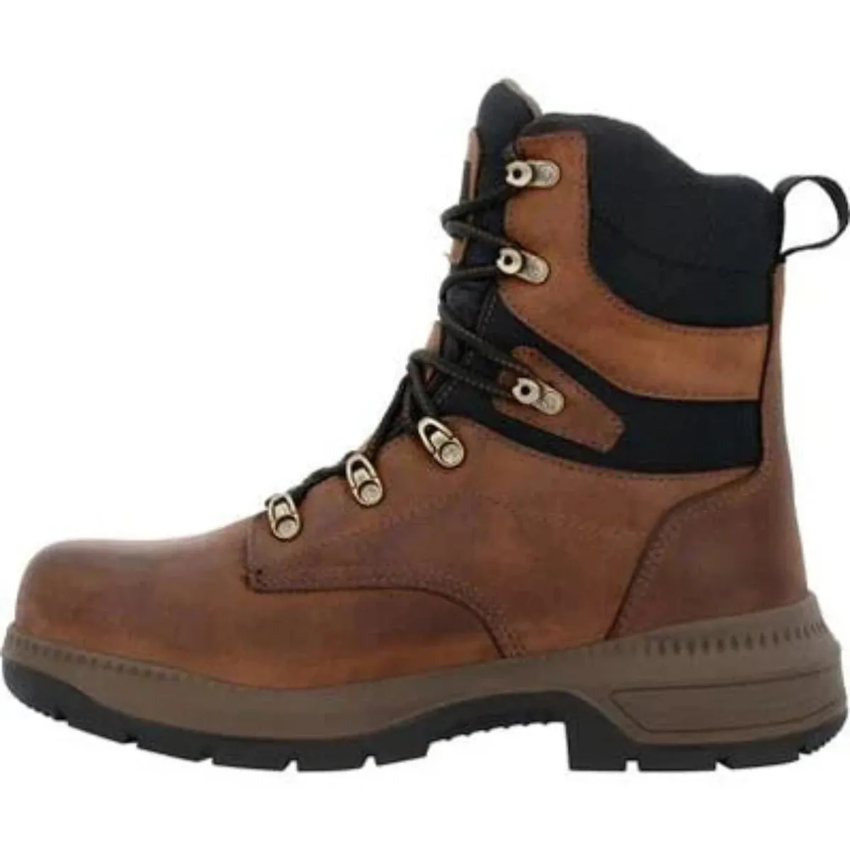 Rocky Worksmart Men's 8” Composite Toe Work Boots Rkk0459 In Brown