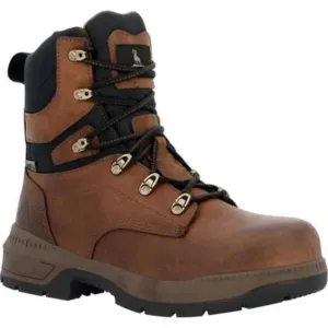 Rocky Worksmart Men's 8” Composite Toe Work Boots Rkk0459 In Brown