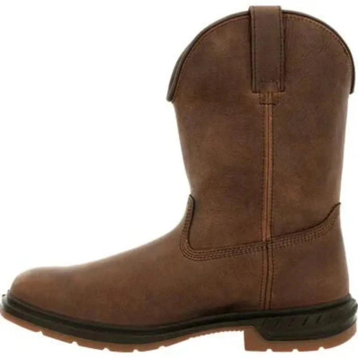 Rocky Worksmart Men's Unlined Western Work Boots Rkw0346 In Brown