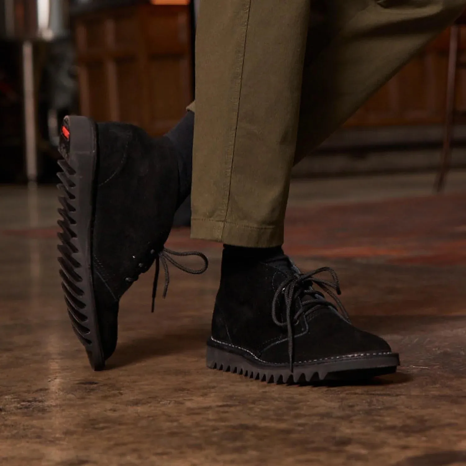 Rossi 4046 Ripple Desert Boot Black