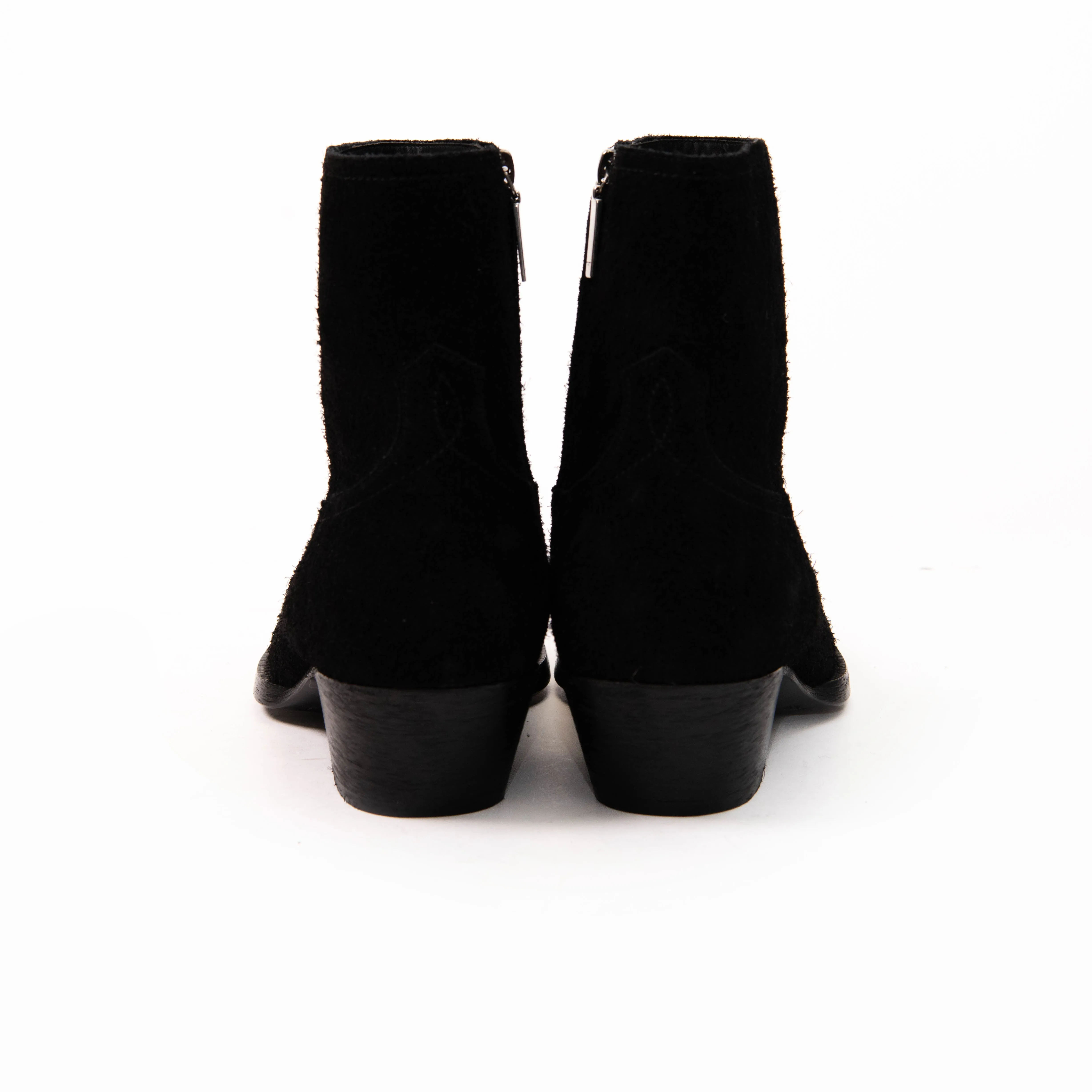 Saint Laurent Black Suede Men's Boots Size 45