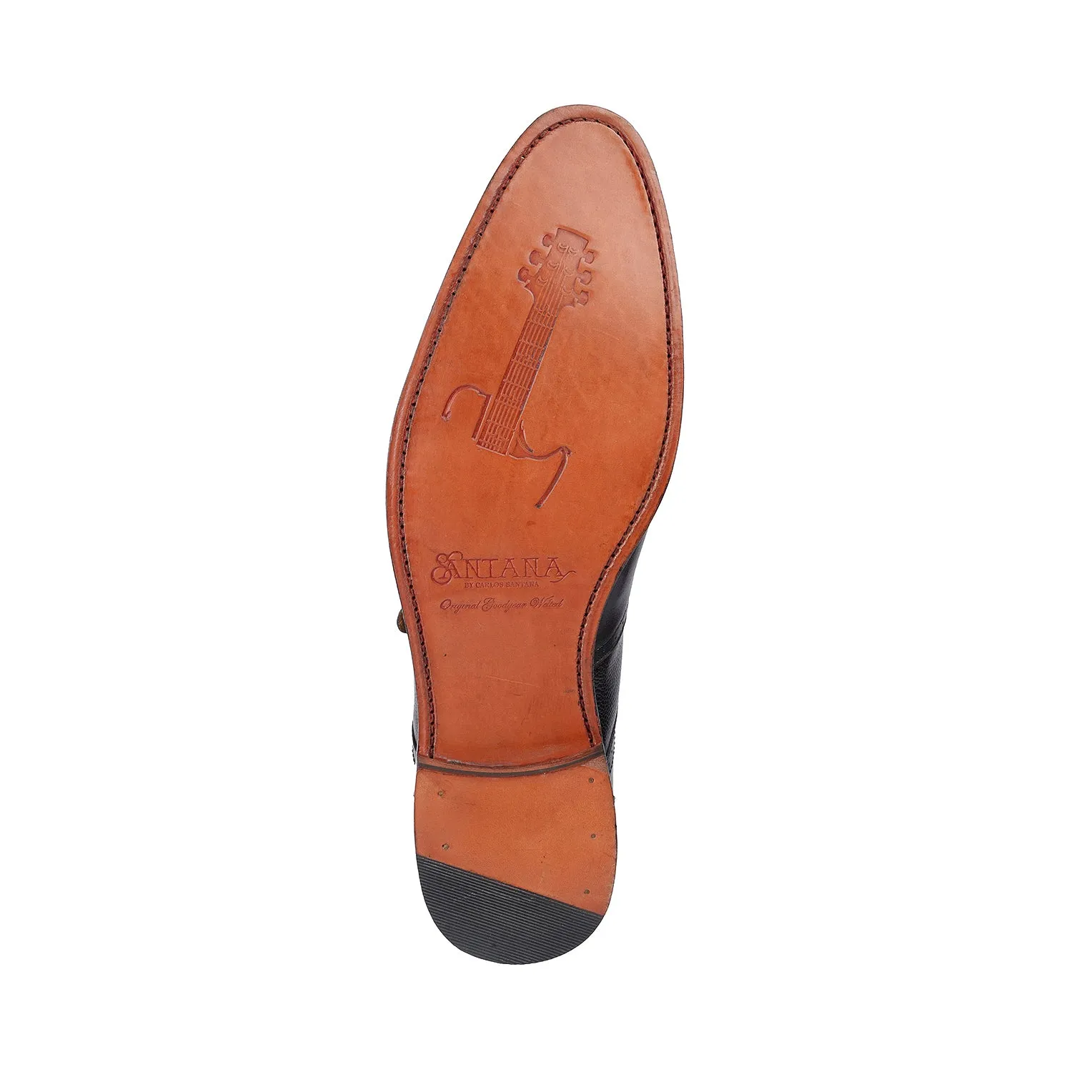 Samuel Windsor - Manchester 51 <br> Big Size Regular Width Black Leather Slip-On Shoes For Men