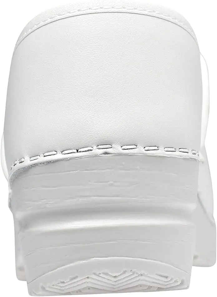 Sanita White PU Coated Leather Shoes