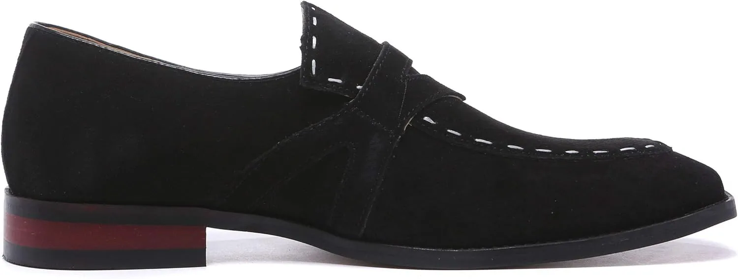 Santimon Mens Dress Shoes Loafers Slip on Driving Shoes Suede Fashion Slipper Casual Comfortable Shoes