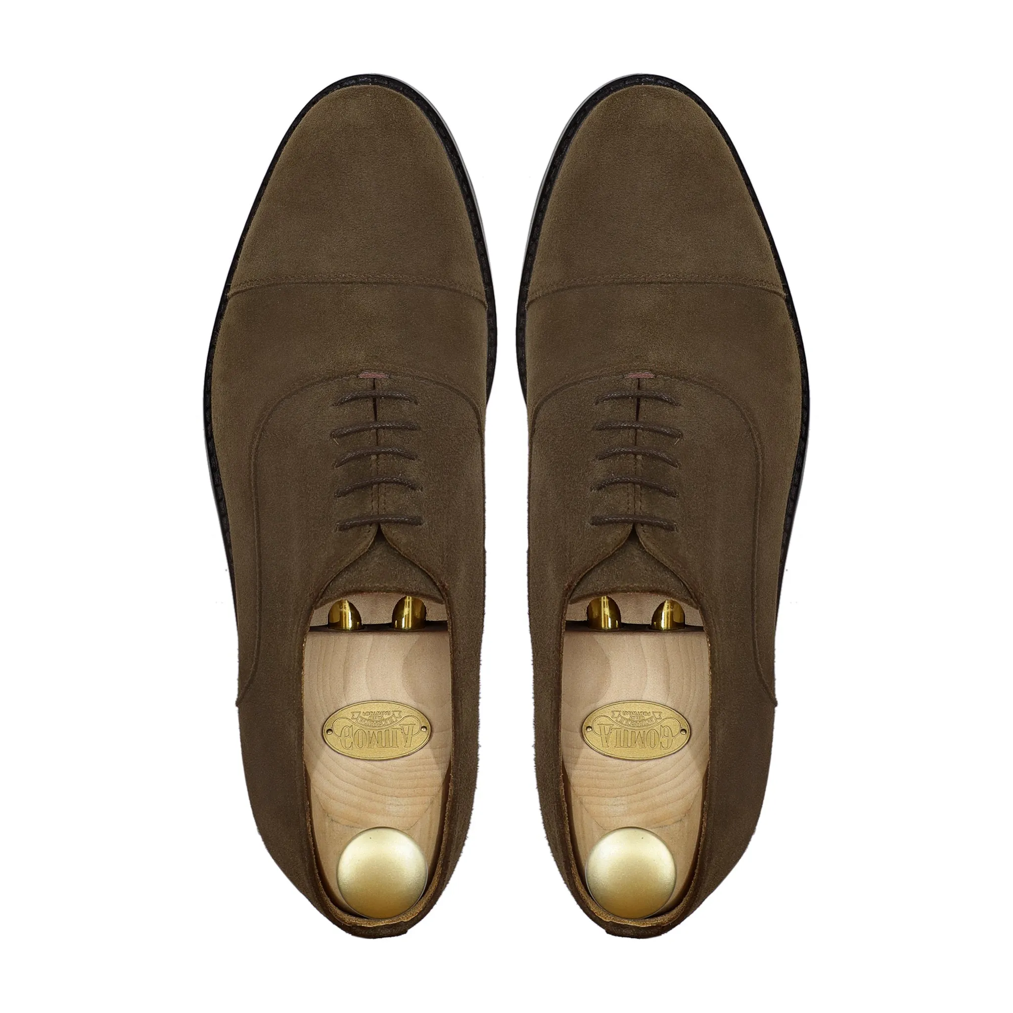 Seinfeld - Men's Dark Brown Kid Suede Oxford Shoe