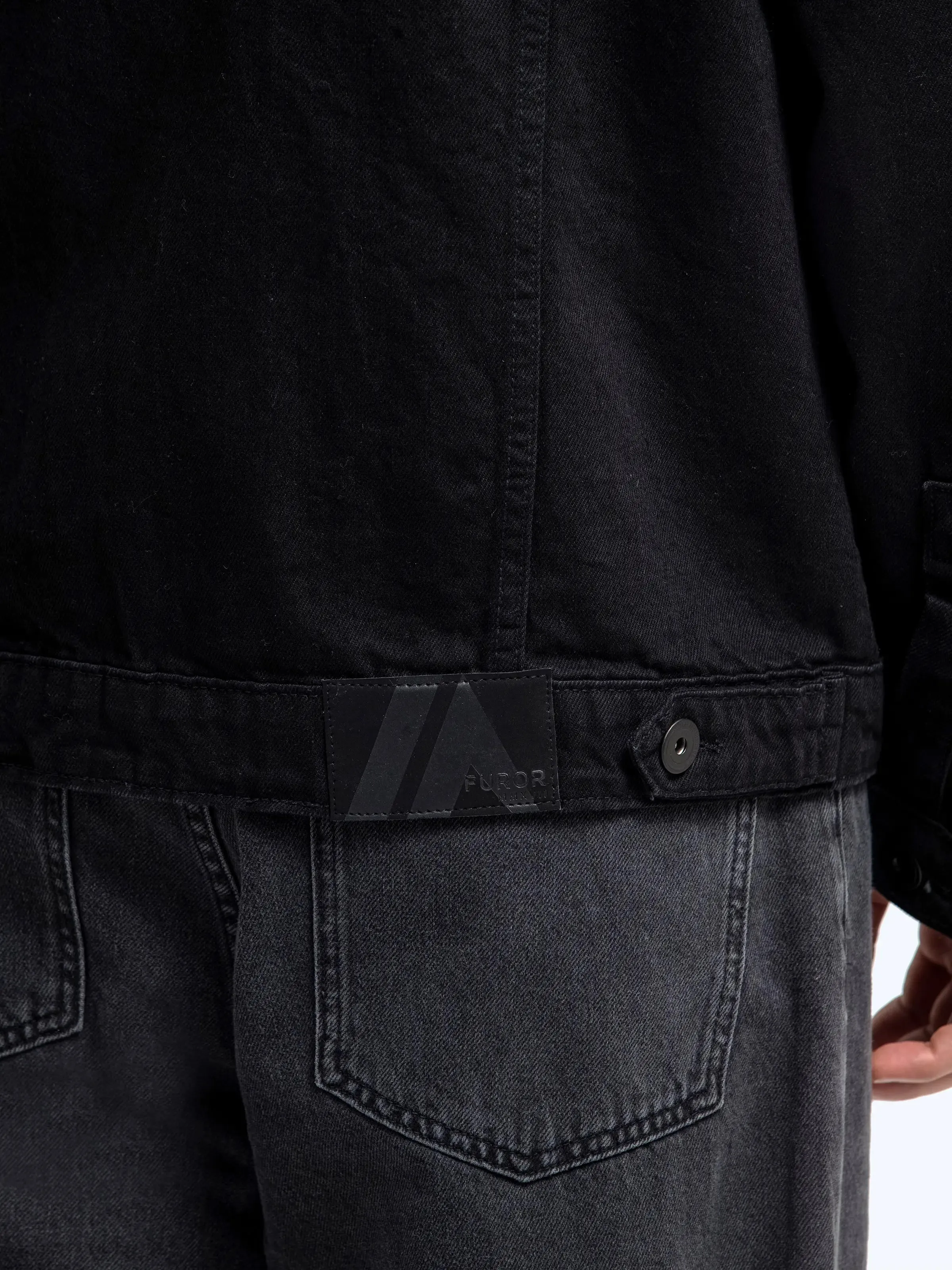 Sherpa Collar Denim Jacket - FMTJD24-001