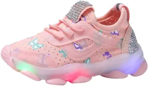 Shoes Girl Size 5t Led Girls Sport Run Crystal Baby Shoes Luminous Children Kid Baby Shoes 9t Girls Shoes